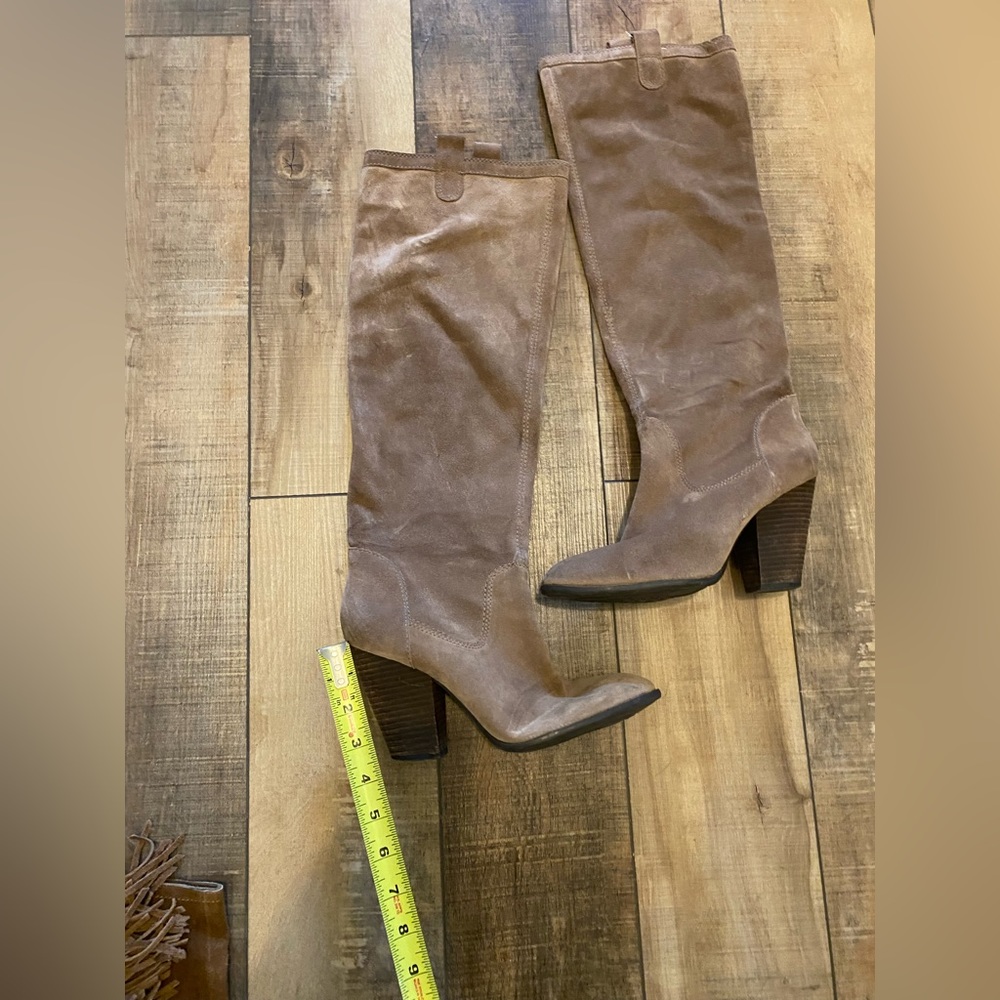 Womens Tall/ Slouchy Boot Taupe